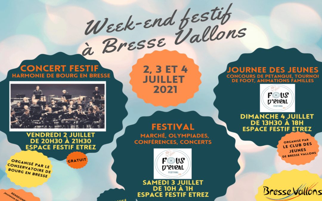 Venez écoutez l’Orchestre d’Harmonie de Bourg-en-Bresse le 2&nbsp;juillet à&nbsp;Étrez