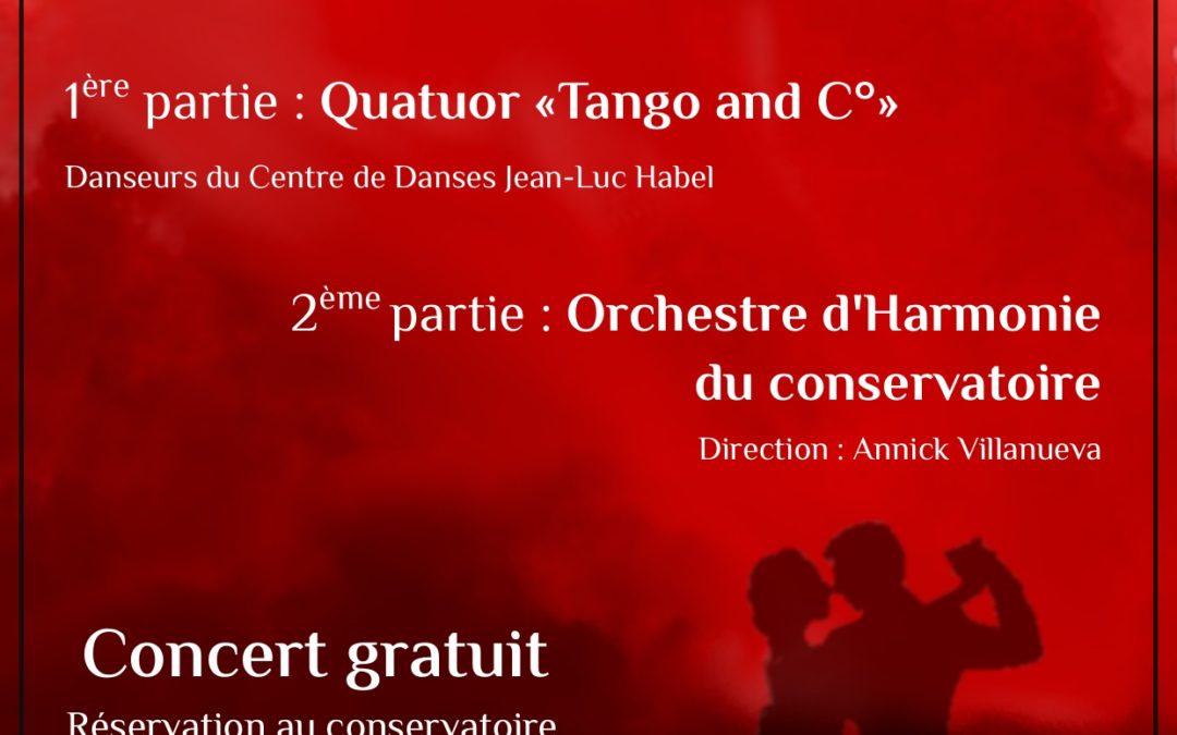 Tango en Harmonie&nbsp;: Rendez-vous Samedi 4&nbsp;décembre au Théâtre de Bourg-en-Bresse