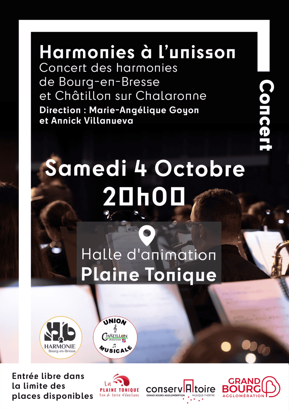 Concert avec l'harmonie de Viriat et Polliat